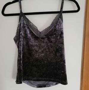 Forever 21 Crushed Velvet Tank Top